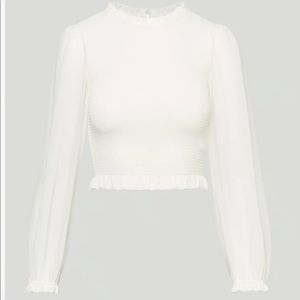 Aritzia Wilfred tempest blouse in birch